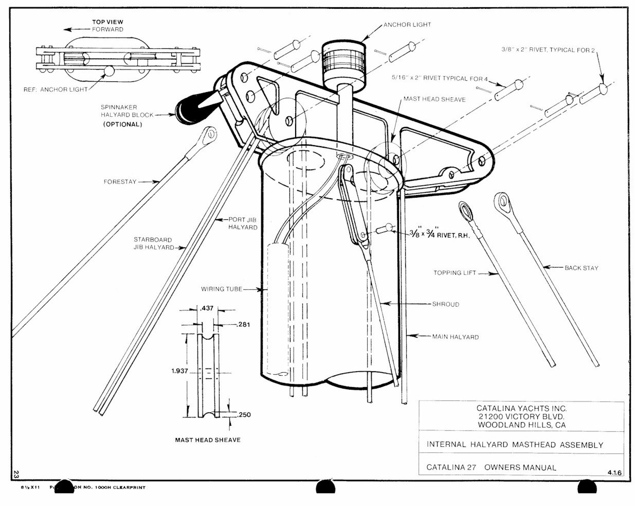 Mast head