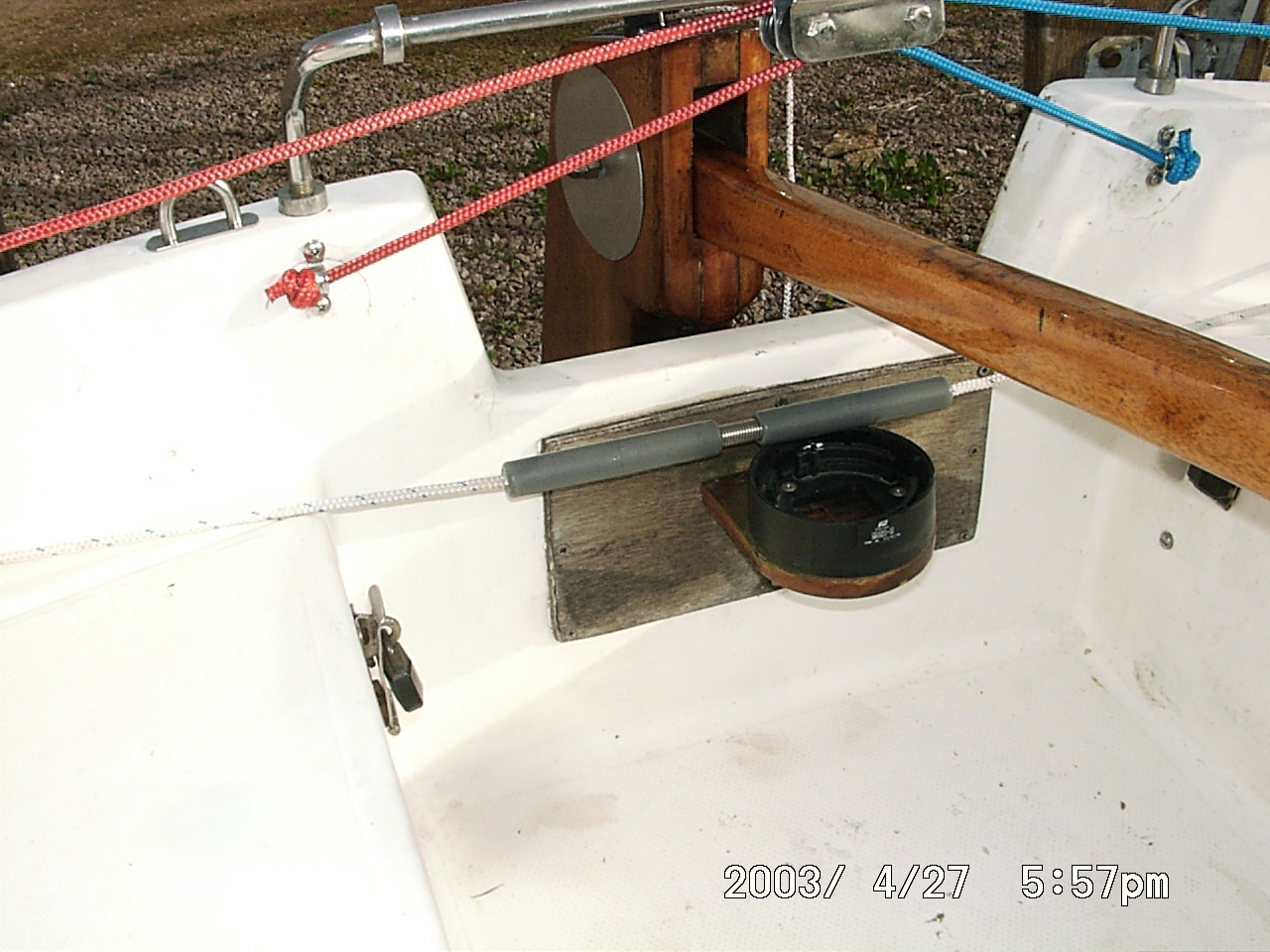 Tiller Tamer spring
